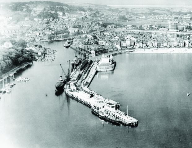 Dorset Echo: Another aerial view of Weymouth taken in 1939
